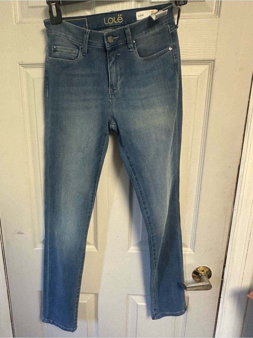 Lole hit Mid-Rise Blue Stretch Jeans girls